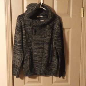 Designer pullover hoodie w/ buttons